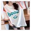 おすすめ   アルファベット Tシャツ ゆったり半袖 ＜F-2881＞