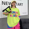 個性的なデザイン アバンギャルド 好感度満載 プリント 半袖Tシャツ カットソー＜F-8237＞