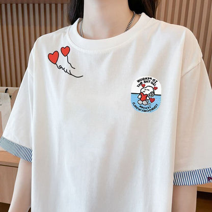 着回し力抜群 好感度UP 海外トレンド カジュアル 全3色 半袖 Tシャツ ＜F-11668＞