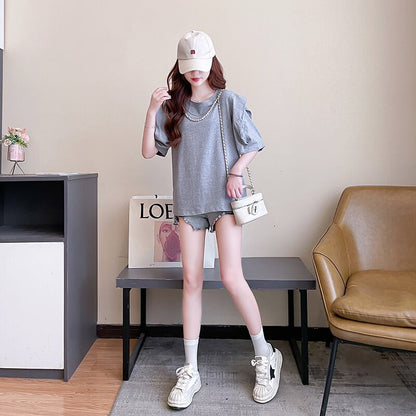 売り切れ必至 簡潔 個性派 ファッション 全3色 半袖Tシャツ<F-8514>
