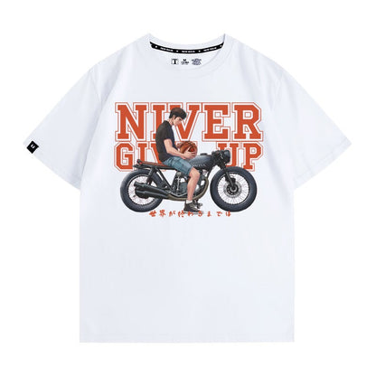 ファッション感満々 着心地良い 全8色 半袖 Tシャツ F-13139