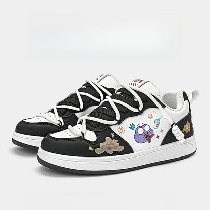話題沸騰中 アバンギャルド 個性的なデザイン 4種選択可 スニーカー<F-11281>