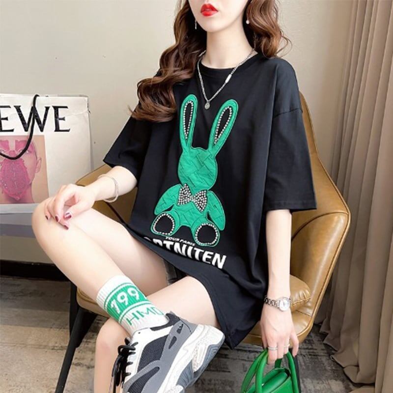 スタイリッシュ   一目惚れ Tシャツ カットソー＜F-3430＞