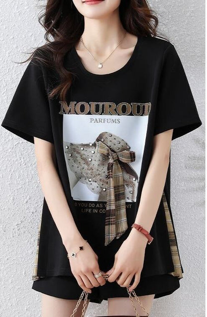 大好評 絶対流行 売れ筋 早い者勝ち カジュアル 2色選択 Tシャツ<F-11248>