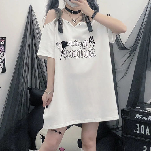大流行 デザイン性抜群 ファッション 半袖 Tシャツ F-13314