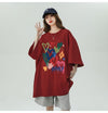 売り切れ必至 プリント ファッション 4色選択 半袖Tシャツ＜F-8594＞