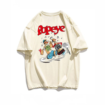 男女兼用 早い者勝ち カジュアル プリント Tシャツ F-13332