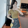 カジュアル   オシャレ度満点 Tシャツ カットソー＜F-3565＞