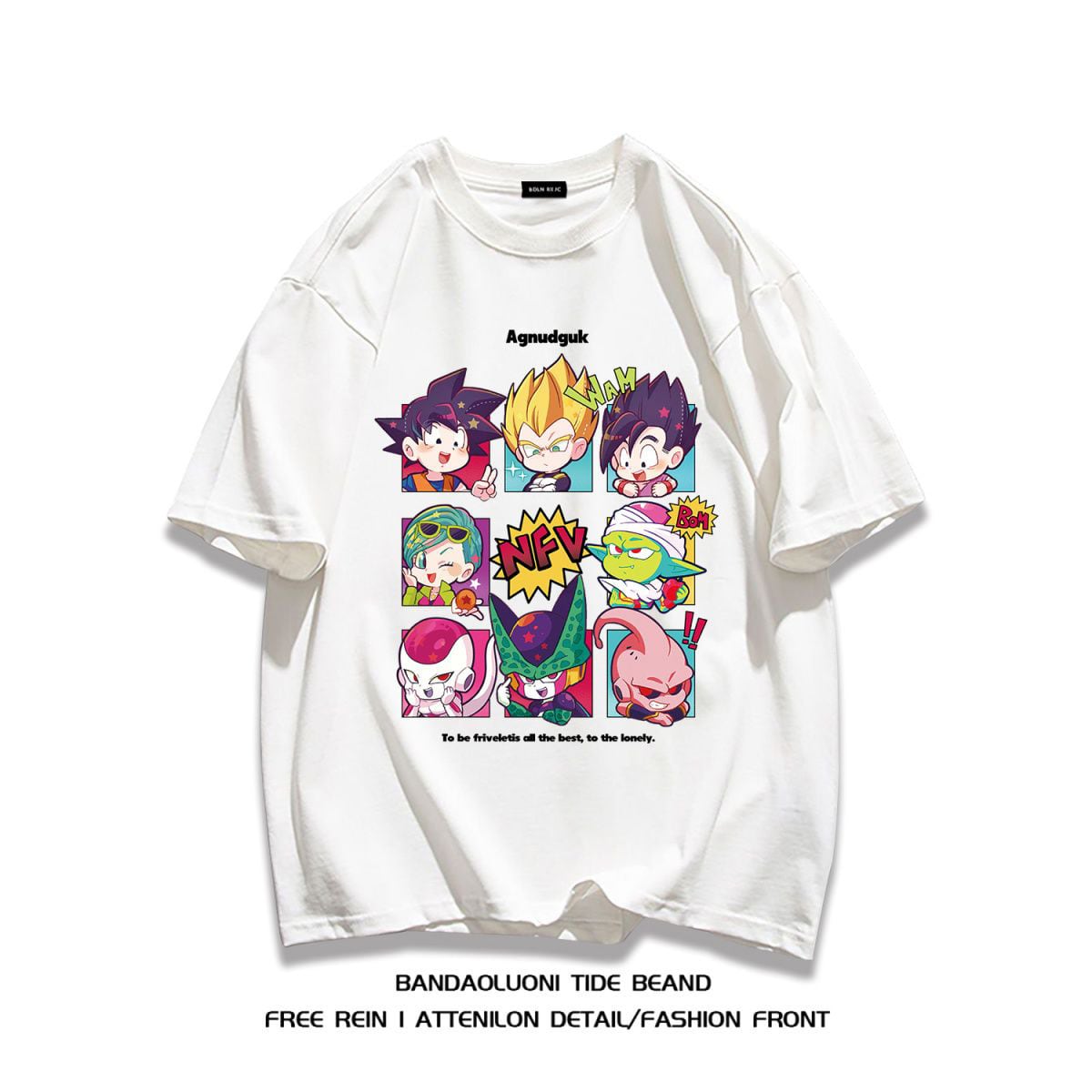男女兼用 カジュアル プリント Tシャツ F-13295
