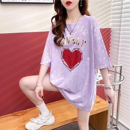 話題沸騰中 ファッション 個性派 プリント 全3色 半袖Tシャツ<F-8508>