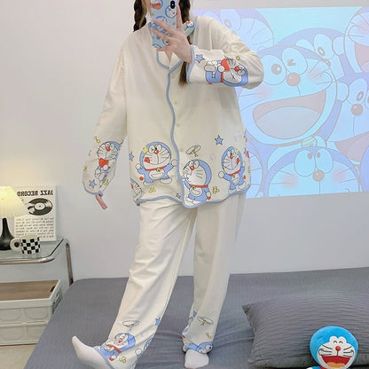 トップス+パンツセット パジャマ 組み合わせやすい F-6018
