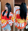 美人度アップ個性派フェミニンセーター<F-5223>