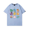 男女兼用 プリント 上質 半袖 Tシャツ F-13273