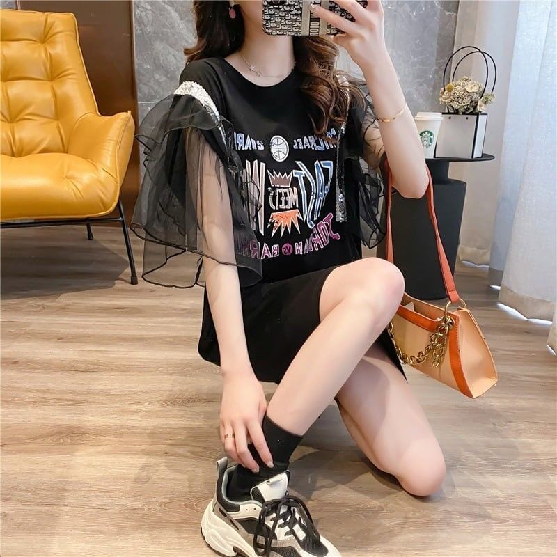ルーズメッシュ超熱気半袖Tシャツ<F-3040>