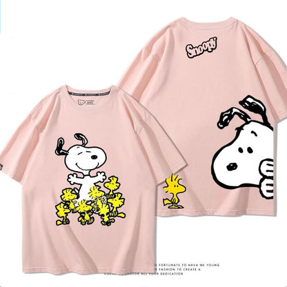 シンプル 男女兼用 着心地良い ゆったり Tシャツ F-13179