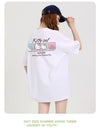 体型カバー シンプル 大人気 半袖 Tシャツ F-13354