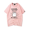 絶対欲しい カジュアル 定番シンプル 着心地良い プリント全8色 半袖Tシャツ<F-9338>
