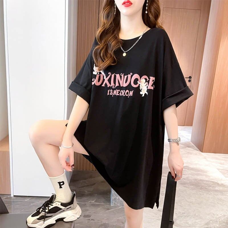 スタイリッシュ   一目惚れ Tシャツ カットソー＜F-3619＞