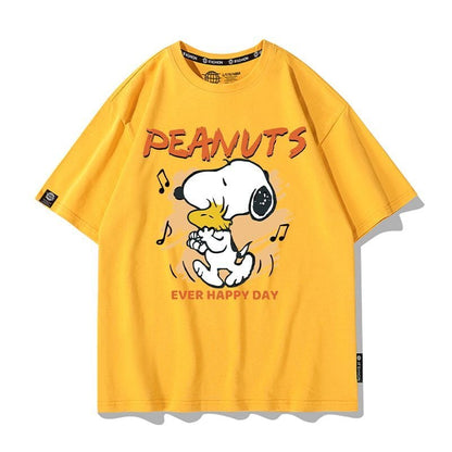 男女兼用 プリント 大人気 半袖 Tシャツ F-13282