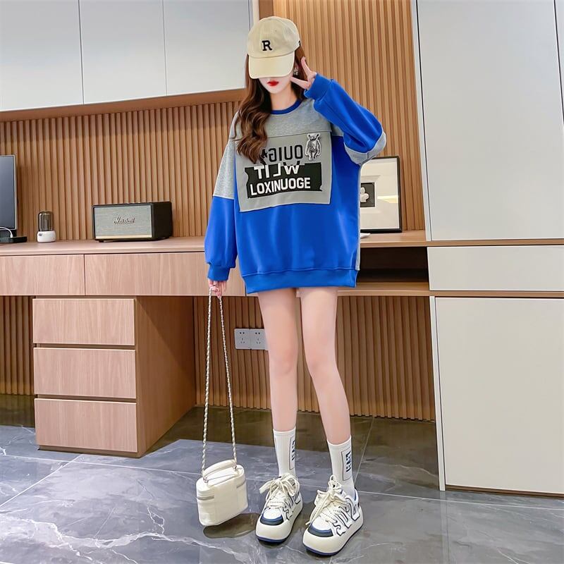 裏起毛切り替えスウェット＜F-3852＞