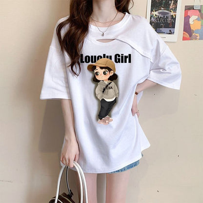 大人可愛い カジュアル キュート 全3色 半袖Tシャツ カットソー ＜F-8602＞