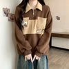 好感度UP オシャレデザイン 都市ファッショ スウェットF-10328