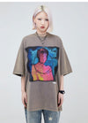 大注目   ストリート系 プリントTシャツ ＜F-2875＞