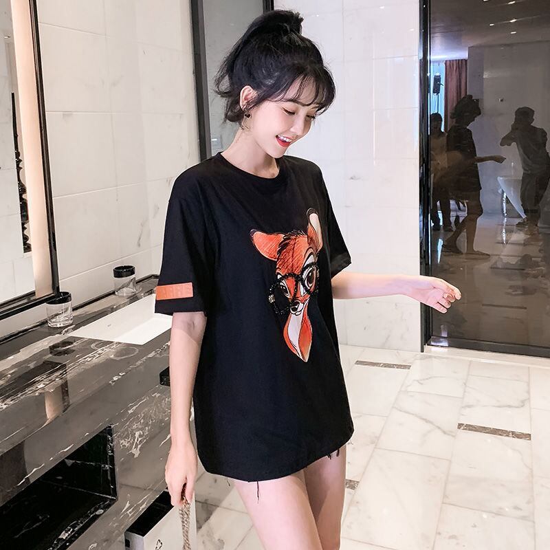 売り切れ必至 アクティブも綺麗も叶う 上品 プリント 全3色 半袖 Tシャツ F-8990