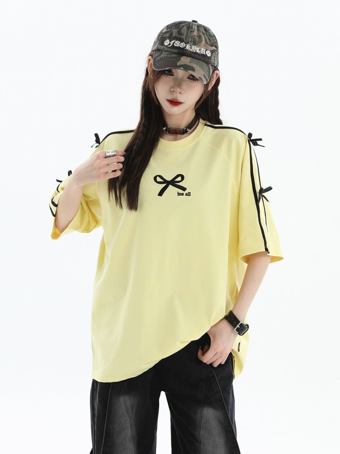 話題沸騰中 着回し力抜群 人気上昇中 カジュアル 全4色 カップル 半袖TシャツF-9164