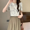 着回し力抜群 ホットダイヤモンド 定番シンプル 全2色 半袖Tシャツ カットソー ＜F-8591＞