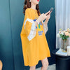 コットンレーストリム半袖Tシャツ<F-3028>