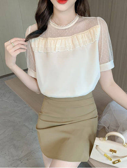 ゆったり感アップ アルファベット ファッション Tシャツ カットソー＜F-8338＞
