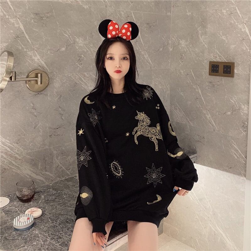 韓国系大人気スウェット   ＜F-1378＞