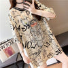 着せ   バックオープン Tシャツ ゆったり半袖 ＜F-2920＞