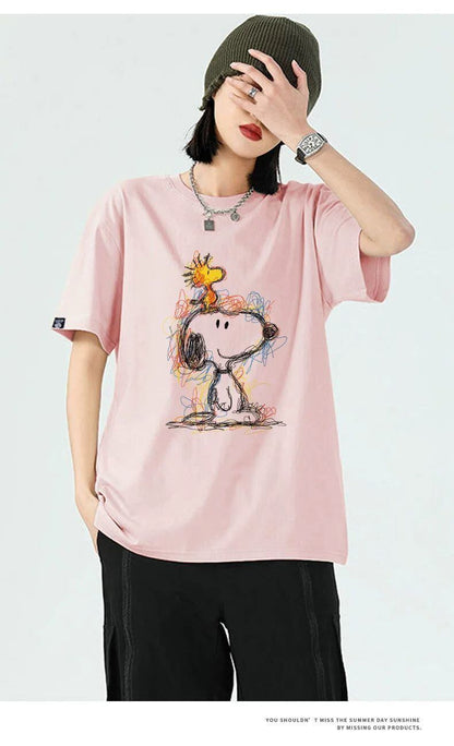 ファッション感満々 着心地良い 全5色 半袖 Tシャツ F-13095