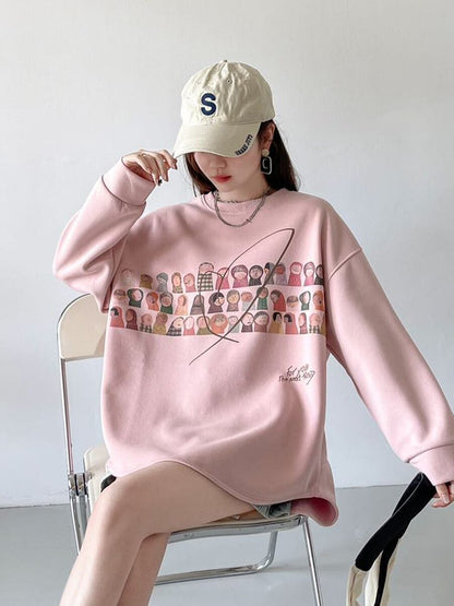 着回し力抜群 sweet系可愛い オシャレデザイン スウェットF-10565