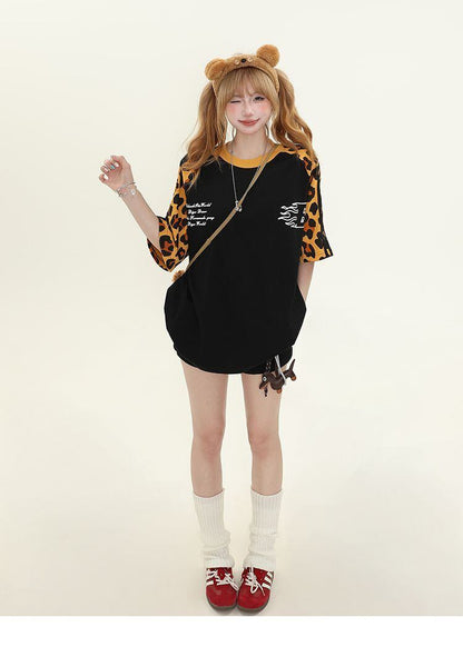 着回し力抜群 絶対流行 売れ筋 早い者勝ち カジュアル男女兼用 2色選択 Tシャツ<F-11255>