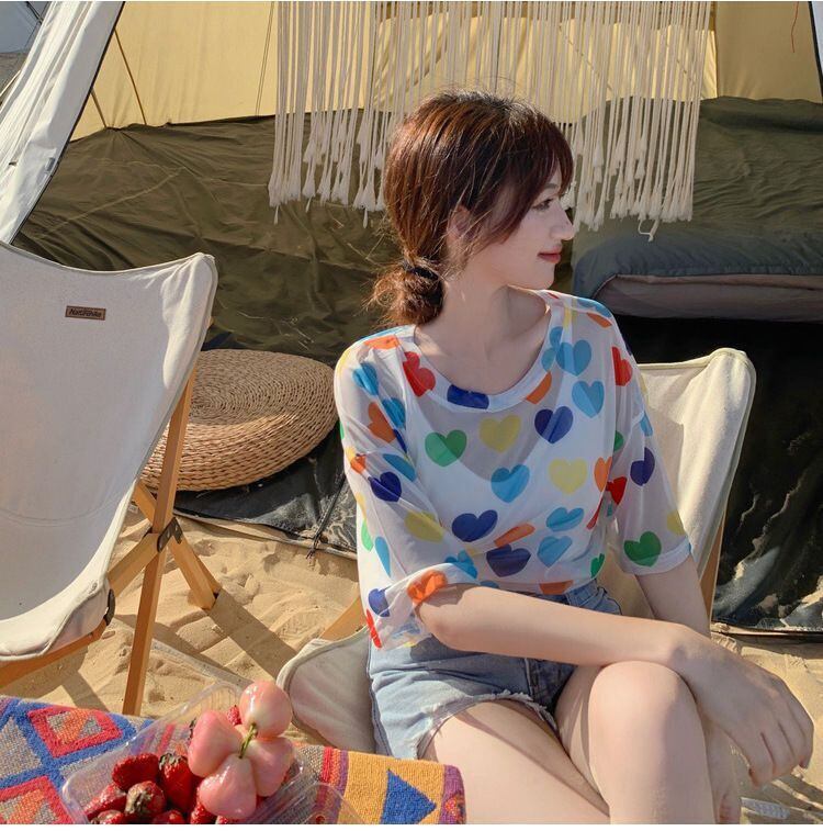話題沸騰中   キュート 半袖Tシャツ＜F-8155＞