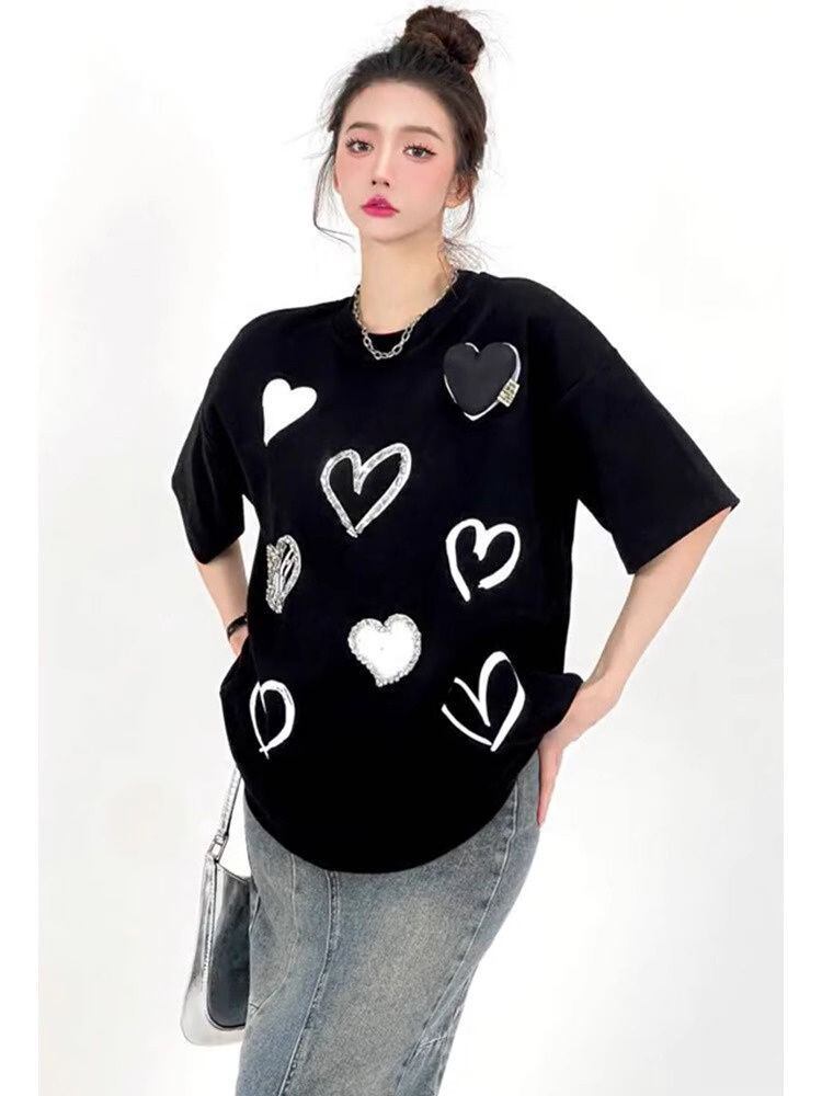 超人気 特別デザイン カジュアル ファッション プリント 全3色 半袖 Tシャツ F-8918