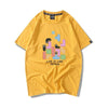 活躍する優秀アイテム 着心地良い カジュアル プリント 全8色 半袖Tシャツ 男女兼用F-9321
