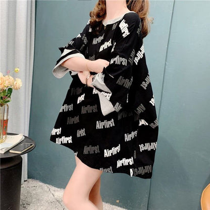 ゆったり感アップ   スタイリッシュ Tシャツ＜F-2856＞