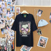 大人気アイテム プリント ゆったり Tシャツ F-13439