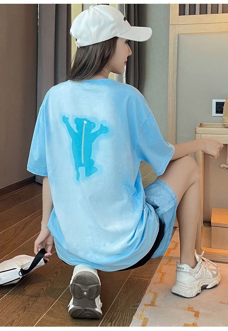 数量限定 ファッション 個性派 半袖Ｔシャツⅹパンツセット全4色F-8783