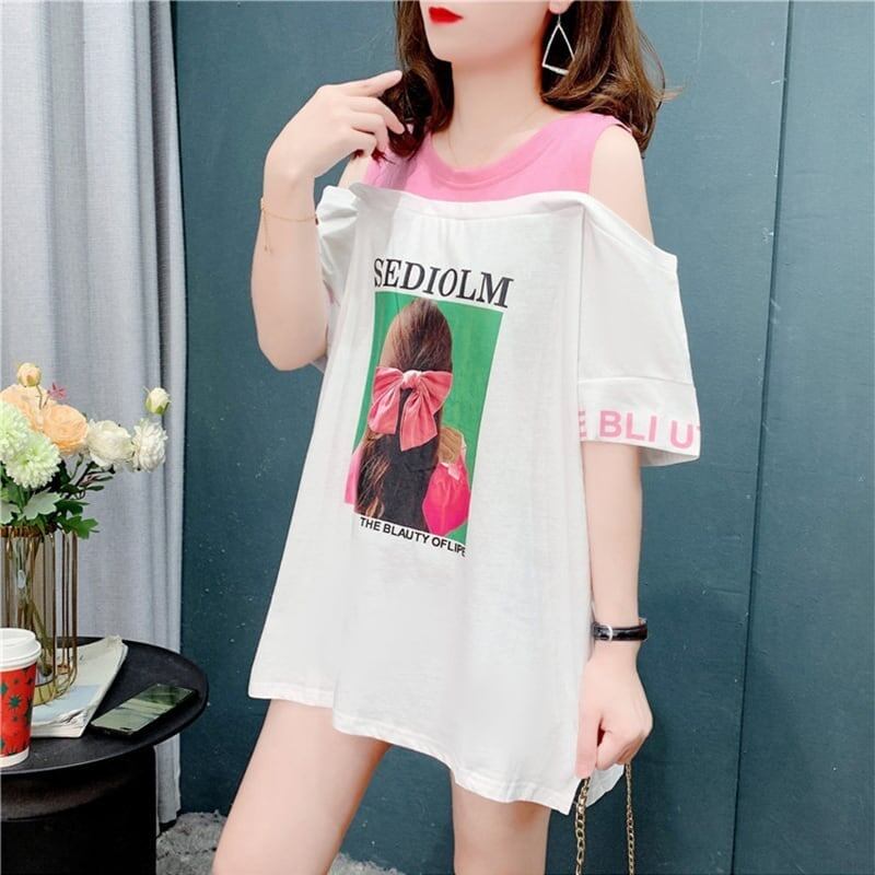 今季大好評   美感いっぱい Tシャツ カットソー＜F-3203＞