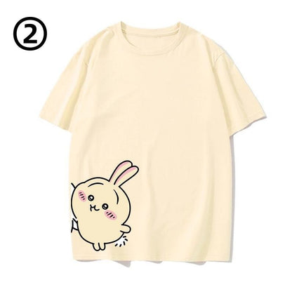 男女兼用 シンプル 着心地良い ゆったり Tシャツ F-13201