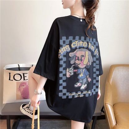 ゆったり感アップ   オシャレ度満点 Tシャツ カットソー＜F-3478＞