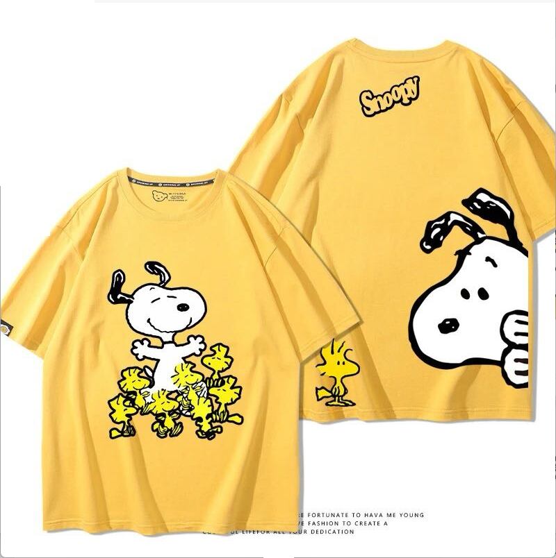 シンプル 男女兼用 着心地良い ゆったり Tシャツ F-13179