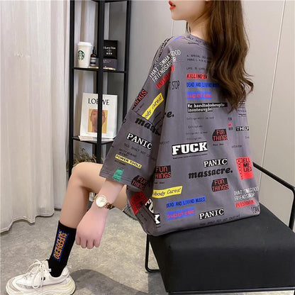 海外トレンド カジュアル 好感度UP 全3色 半袖 Tシャツ ＜F-11622＞