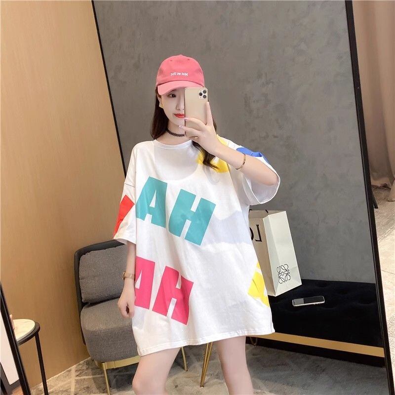 新商品 カジュアル 話題沸騰中 ルーズ プリント 全3色 半袖TシャツF-8721