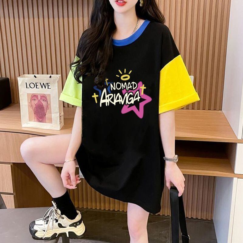 早い者勝ち 早い者勝ち 絶対流行 カジュアル 2色選択 Tシャツ<F-11129>